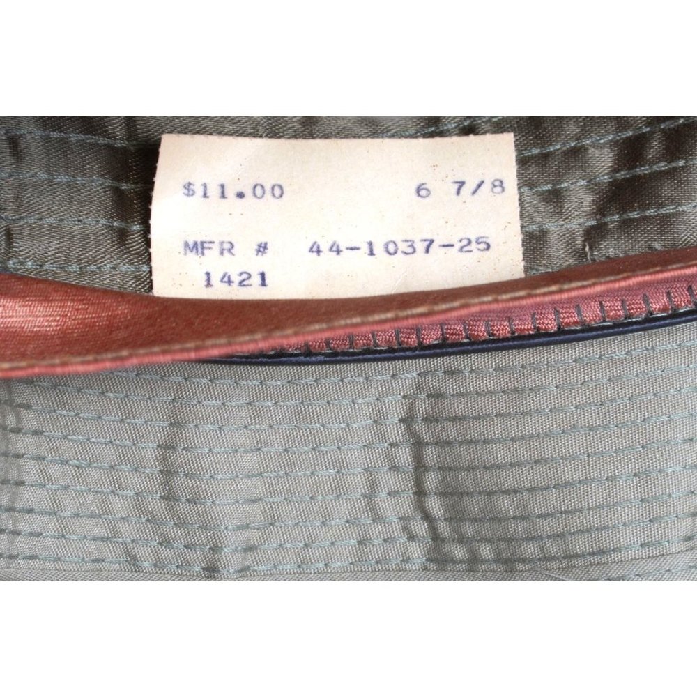 Vintage Fedora, Flip It Hat, Size 6 7/8 Cap, Feather, Foldable Brim, Crushable, - Picture 8 of 10